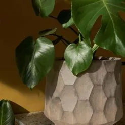 Kähler Gro Flowerpot-lock Ø26,5 Cm -hemma butik 2023 0202 gro flowerpot light sand tall