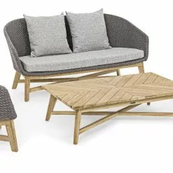 Bizzotto Coachella Sofabord Rekt. Teak 120x70 Cm -hemma butik 2023 100267