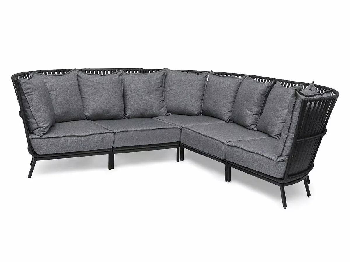 Hillerstorp Jet Set Hjørnesofa Svart 3 Hillerstorp Jet Set Hjørnesofa Svart