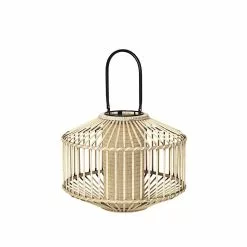 Broste Copenhagen Lantern "Lin" Bambu / Glas