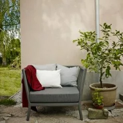 Skagerak Tradition Lounge Stol / Koksgrå -hemma butik 2023 1505942 tradition lounge chair charcoal 02 m