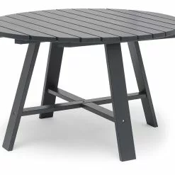 Hillerstorp Läckö Bord Grå Ø120 Cm