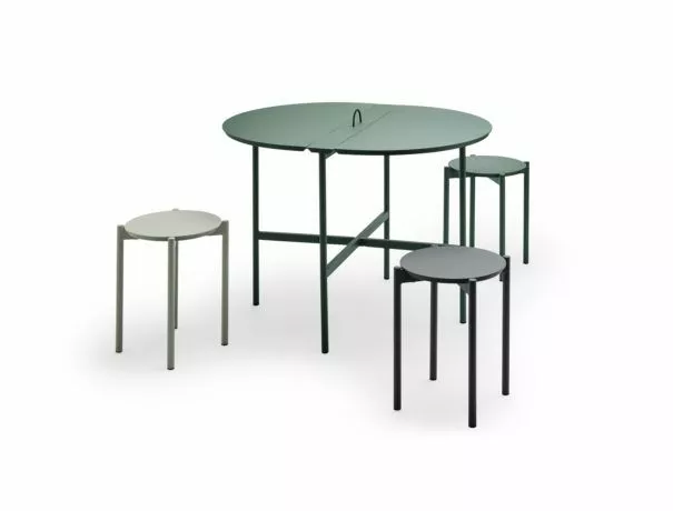Skagerak Picknickbord Aluminium, Grön 3 Skagerak Picknickbord Aluminium, Grön