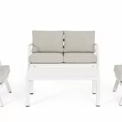 Bizzotto Harley Sittegruppe Hvit S/4.