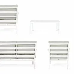 Bizzotto Harley Sittegruppe Hvit S/4. -hemma butik 2023 178048