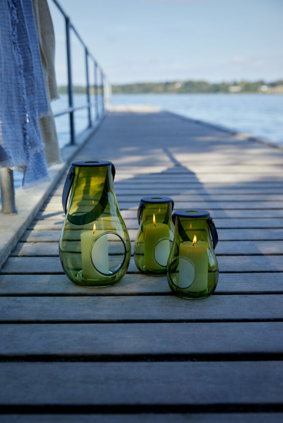 Holmegaard Design Med Ljuslykta Olivgrön H25 Cm 5 Holmegaard Design Med Ljuslykta Olivgrön H25 Cm - Bild 3