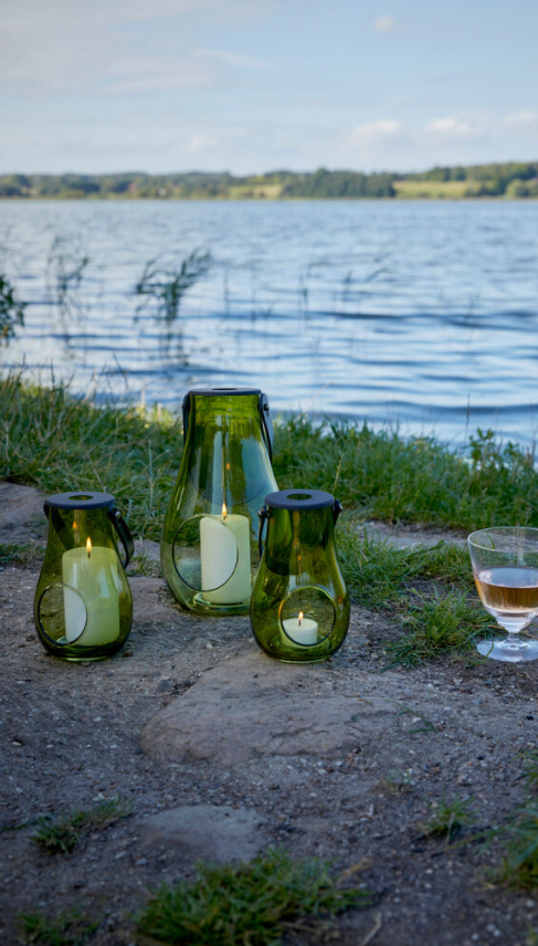 Holmegaard Design Med Ljuslykta Olivgrön H16,5 Cm 5 Holmegaard Design Med Ljuslykta Olivgrön H16,5 Cm - Bild 3