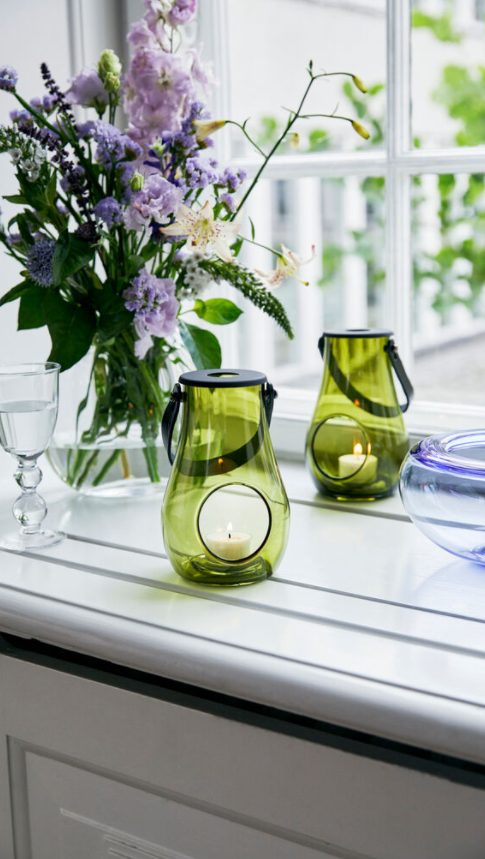 Holmegaard Design Med Ljuslykta Olivgrön H16,5 Cm 6 Holmegaard Design Med Ljuslykta Olivgrön H16,5 Cm - Bild 4