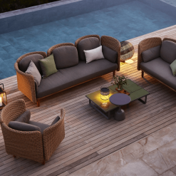 Cane-line Arch Lounge Stol M/Høy Arm/Ryggstøtte -hemma butik 2023 2023 03 10 08 47 55