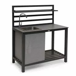 Hillerstorp Åminne Utekjøkken Komplett Grå Aluminium