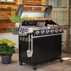 Rösle Videro G6-S Gasgrill Svart 27500W -hemma butik 2023 25510 04