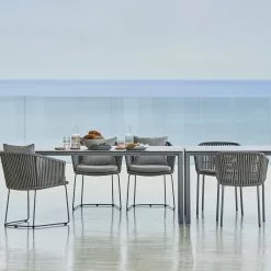 Cane-line Pure Matbord Aluminiumbas Ljusgrå 200x100cm -hemma butik 2023 2 6 3