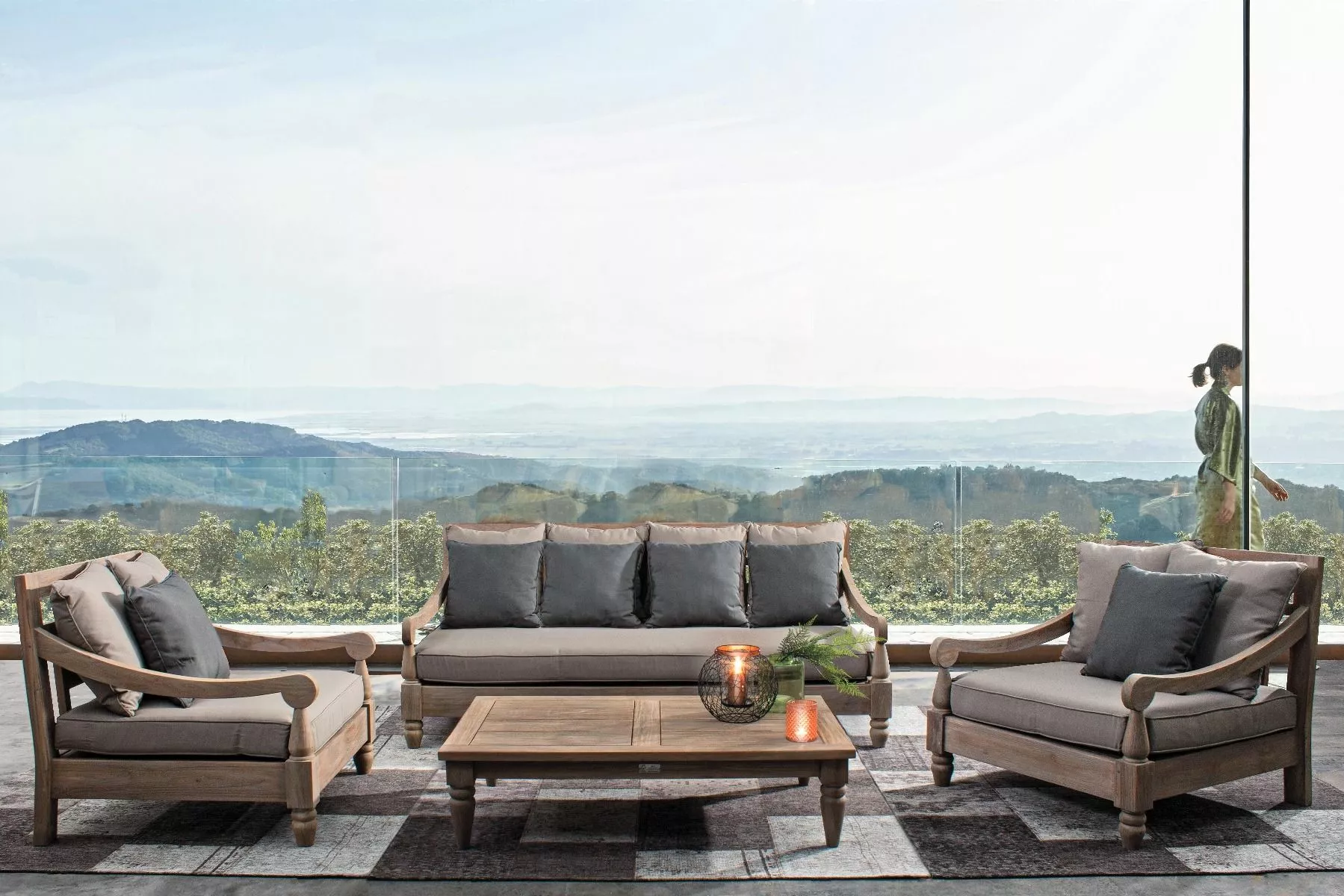 Bizzotto Bali Sittegruppe S/4 Teak 3 Bizzotto Bali Sittegruppe S/4 Teak