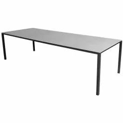 Cane-line Pure Utebord 280x100 Lava Grå Base -hemma butik 2023 5086al p280x100cb 3156.jpg