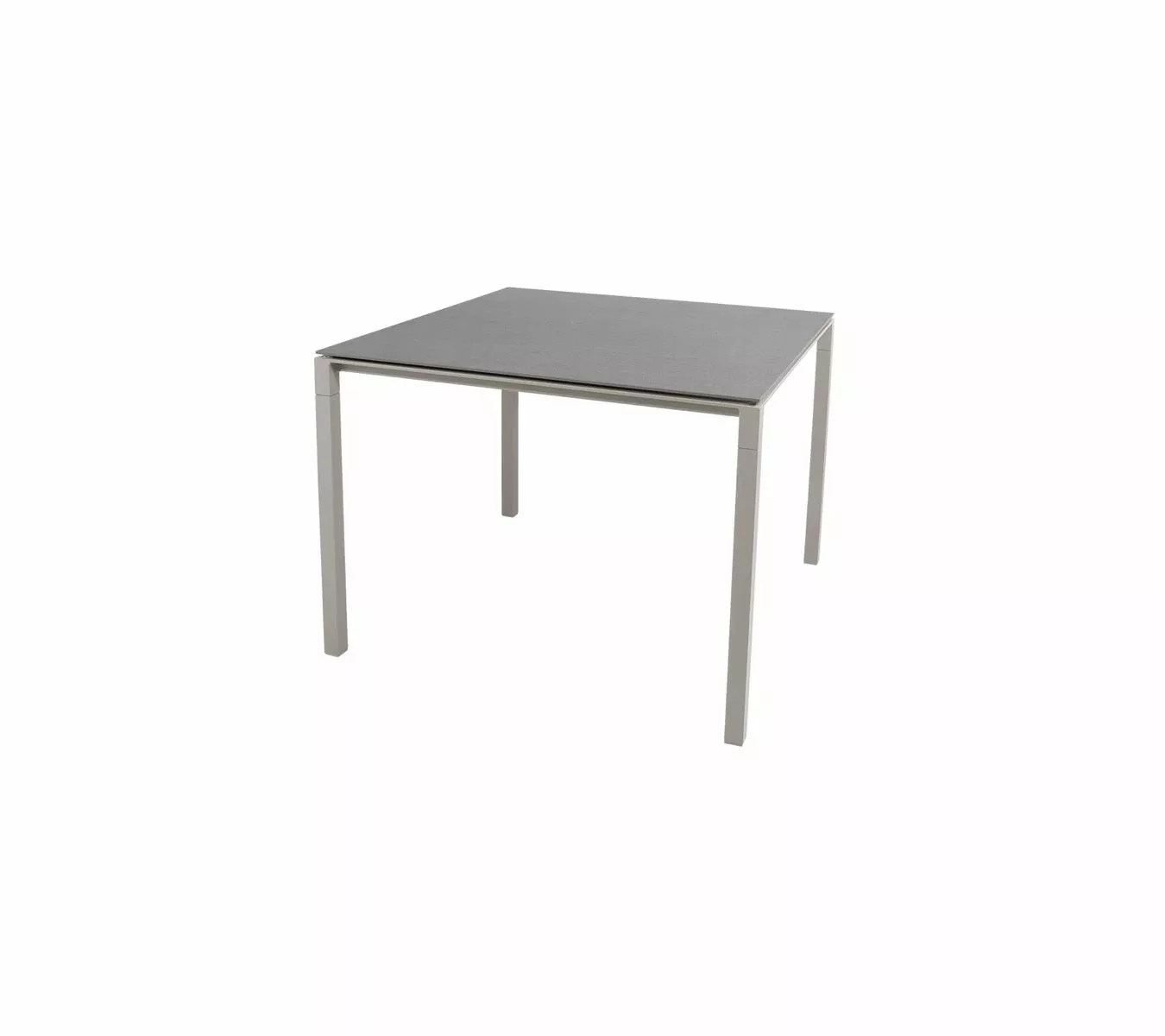 Cane-line Pure Utebord 100x100 Taupe Base 5 Cane-line Pure Utebord 100x100 Taupe Base - Bild 3