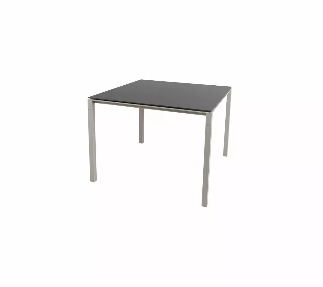 Cane-line Pure Utebord 100x100 Taupe Base 3 Cane-line Pure Utebord 100x100 Taupe Base