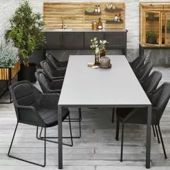 Cane-line Pure Utebord 280x100 Lys Grå Base -hemma butik 2023 5464ls 5464ysn98 5467ls 5467ysn98 5086al p280x100cb 8780 1 1