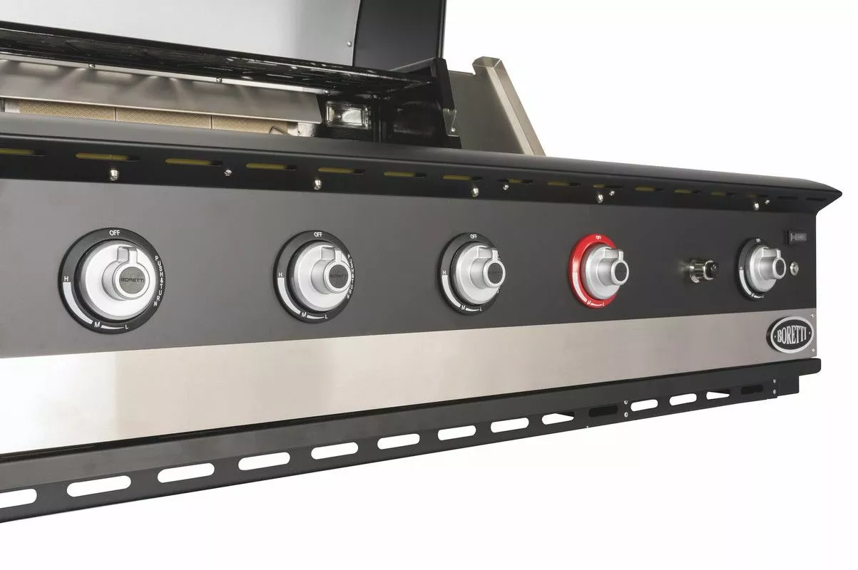 Boretti Ibrido Top Hybrid Grill Gas Och Kol 7 Boretti Ibrido Top Hybrid Grill Gas Och Kol - Bild 5