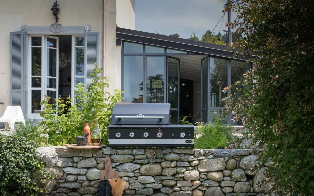 Boretti Ibrido Top Hybrid Grill Gas Och Kol 8 Boretti Ibrido Top Hybrid Grill Gas Och Kol - Bild 6