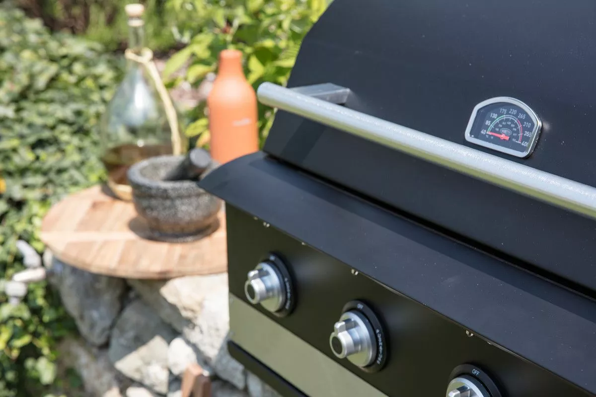 Boretti Ibrido Top Hybrid Grill Gas Och Kol 10 Boretti Ibrido Top Hybrid Grill Gas Och Kol - Bild 8