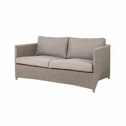 Cane-line Diamond 2-sits Soffa Inkl Natté Taupe Kuddset
