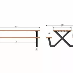 WOOOD Tablo Utendørs Piknikkbord 14 WOOOD Tablo Utendørs Piknikkbord -hemma butik 2023 8714713136018 50 1