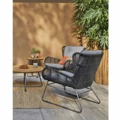 Exotan Grace Lounge Stol Antracit 2 St -hemma butik 2023 8715322100889 2