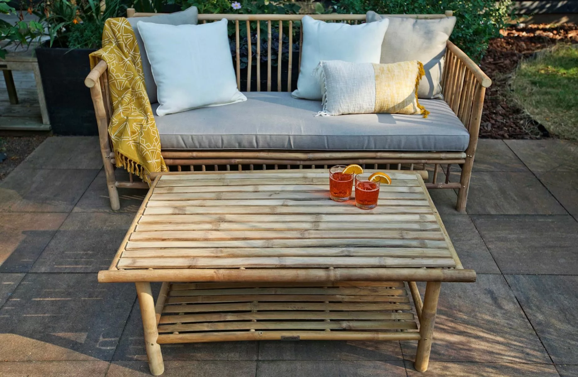 Exotan Soffbord Bambu 110x70 Cm 5 Exotan Soffbord Bambu 110x70 Cm - Bild 3