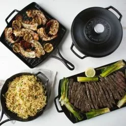 Lodge Blacklock Deep Cast Iron Pan Med Lock 26 Cm -hemma butik 2023 8745scr 49a0ff6cf0b270d