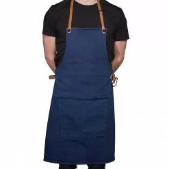 Dutchdeluxes BBQ Style Förkläde Canvas Mörkblå