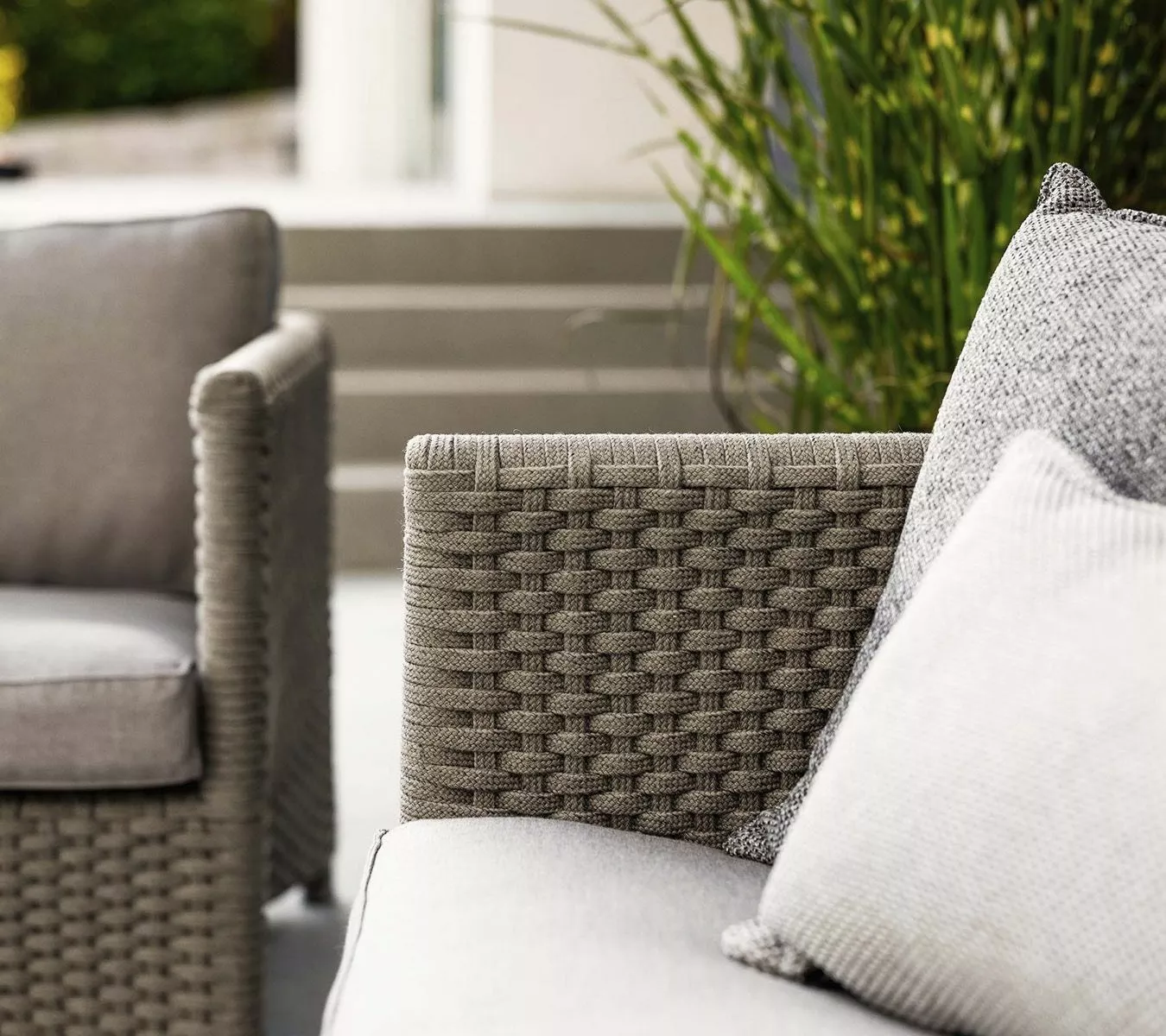 Cane-line Diamond Loungestol Inkl. Natté Taupe Pute 6 Cane-line Diamond Loungestol Inkl. Natté Taupe Pute - Bild 4