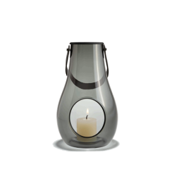 Holmegaard Design With Light Lantern Smoke 25 Cm -hemma butik 2023 dwl hurricane med sort hank smoke h 25 cm design with light 460x460 1