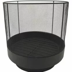 Easy Living Fire Bonfire Pan Matt Black H 45.5