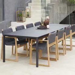 Cane-line Pure Utebord 280x100 Taupe Base -hemma butik 2023 ibiza 2019 0503 2 5752 2