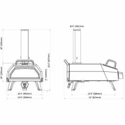 Ooni Karu 16 Pizzaovn 27 Ooni Karu 16 Pizzaovn -hemma butik 2023 karu16 maltegninger