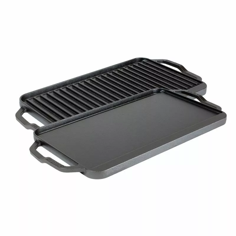 Lodge Chef Collection Dubbelsidig Grillpanna 49,5 Cm. 3 Lodge Chef Collection Dubbelsidig Grillpanna 49,5 Cm.