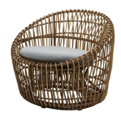 Cane-line Nest Runt Stol Natur