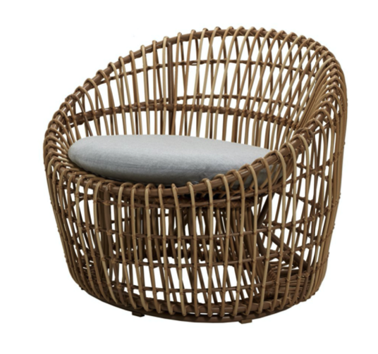 Cane-line Nest Runt Stol Natur 3 Cane-line Nest Runt Stol Natur