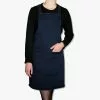 Dutchdeluxes Hängklädförkläde Canvas Mörkblå -hemma butik 2023 suspender apron canvas dark blue front